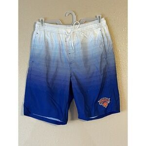Men's Large New York Knicks G-III Sports by Carl Banks Blue‎ Horizon Swim Trunks